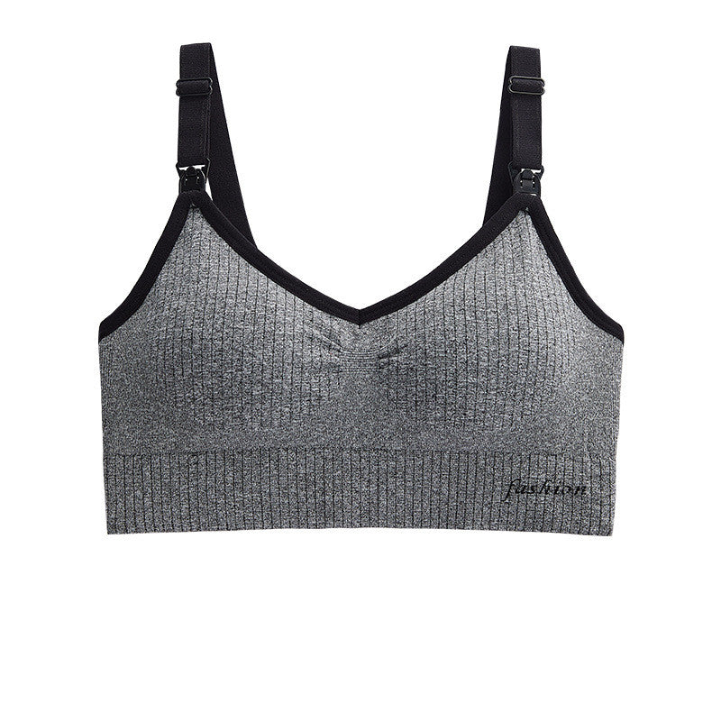 Bumpwell seamless nursing bra, flat lay