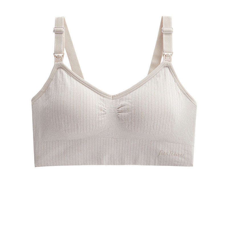 Bumpwell seamless nursing bra, flat lay
