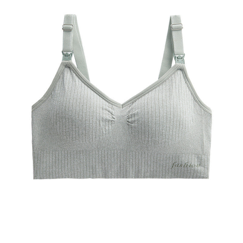 Bumpwell seamless nursing bra, flat lay