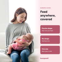 Feed anywhere, covered - Bumpwell nursing cover