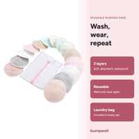 Wash, wear, repeat - Bumpwell reusable nursing pads