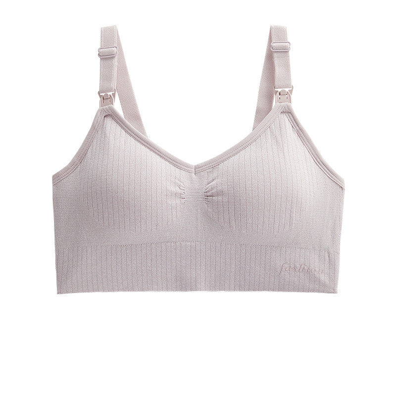 Bumpwell seamless nursing bra, flat lay